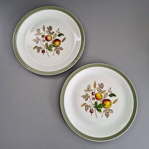 Vintage Alfred Meakin Hereford Dinner Plate, Set of 2, Fruit & Berry, c1940-60s